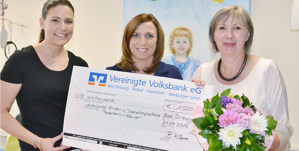 Spendenuebergabe Ambulanter Kinder Jugendhospizdienst